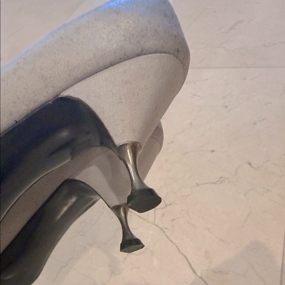 Fortuna Valentino Vintage Elegant Gray Pumps - Picture 10 of 11